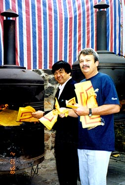 burning money as sacrifice